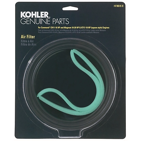 Kohler Air Filter with Pre-Cleaner for Kohler Square Style KT Series
