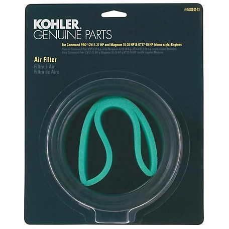 Kohler Air Filter with Pre-Cleaner for Select Models