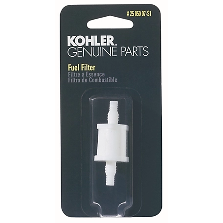 Kohler In-line Lawn Mower Fuel Filter for Kohler Command, K-Series and Magnum Engines