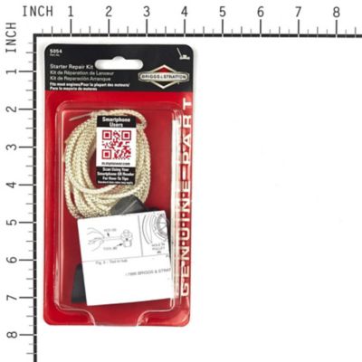 Image showing  Lawn Mower Starter Rope Repair Kit for Select Briggs & Stratton Models