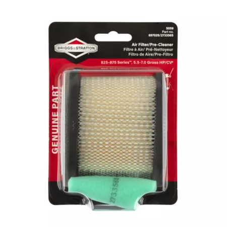 Briggs & Stratton Lawn Mower Air Filter with Pre-Cleaner for Select Models 2 Pack 5059K Mower Filters