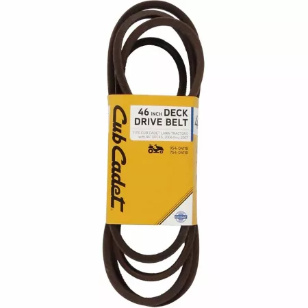 Cub Cadet 46 in Lawn Mower Deck Drive Belt for Cub Cadet Mowers OCC-754-04118 Mower Belts