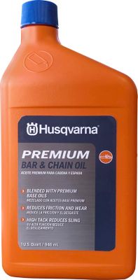 Husqvarna Mineral Chainsaw Bar and Chain Oil, 1 qt.