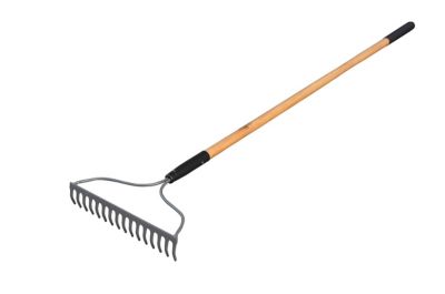 Image showing  16 in. Carbon Steel 16-Tine Welded Bow Rake