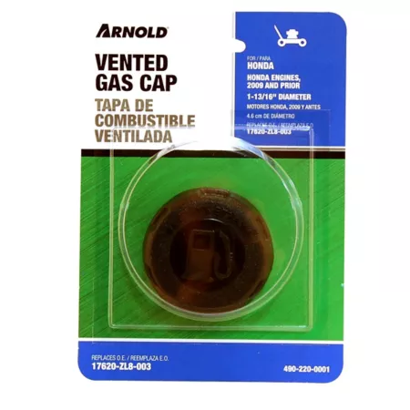 Arnold Lawn Mower Vented Fuel Cap for Select Honda Models Mower Engines & Parts