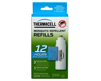 Thermacell Mosquito Repellent Refills, Set of 3 Mats and 1 Fuel Cartridge, R 1