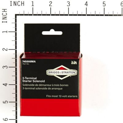 Image showing  Lawn Mower Starter Solenoid for Select Briggs & Stratton Models