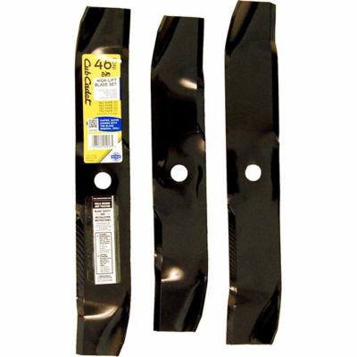 Cub Cadet 46 in. High-Lift Lawn Mower Blades for Cub Cadet Mowers, 3-Pack