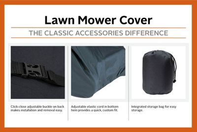 Image showing  Lawn Mower Cover, 27 in. x 75 in. x 23 in.