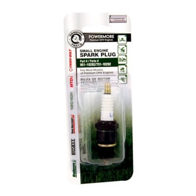MTD Genuine Parts 13/16 in. Spark Plug, 14 mm Thread Diameter, OEM-751-10292