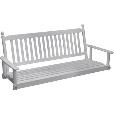 Hinkle Chair Company 5 ft. Bradley Porch Swing, White