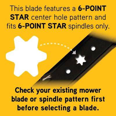 Image showing  46 in. High-Lift Lawn Mower Blades for Cub Cadet Mowers, 2-Pack