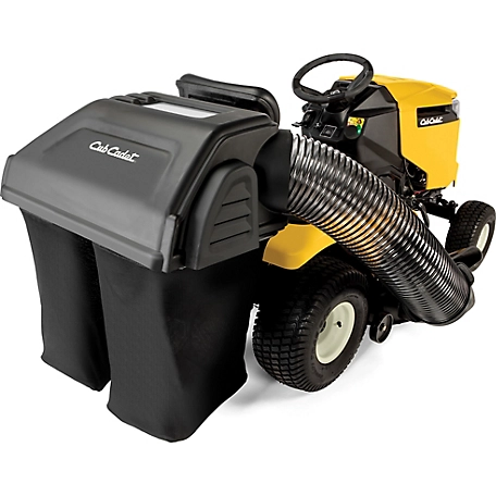 Cub Cadet Mounted Double Bagger with FastAttach Connection for 42 in. and 46 in. Deck XT1/XT2 Enduro Series Mowers, 6.5 Bushel