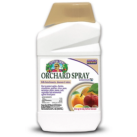 Bonide Captain Jack's Citrus, Fruit & Nut Orchard Spray, 32 oz Concentrate, Multi-Purpose Fungicide, Insecticide and Miticide