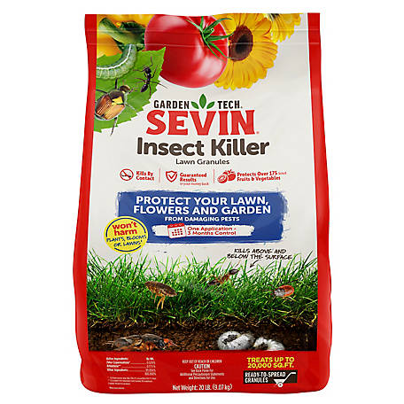 Sevin Insect Killer Lawn Granules 20 Lb Granules 100530029 At Tractor Supply Co