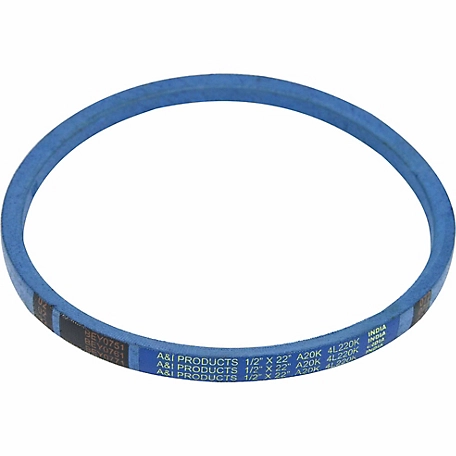 Huskee 0.5 in. x 22 in. Blue Aramid V-Belt