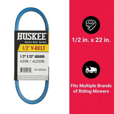 Image showing  0.5 in. x 22 in. Blue Aramid V-Belt