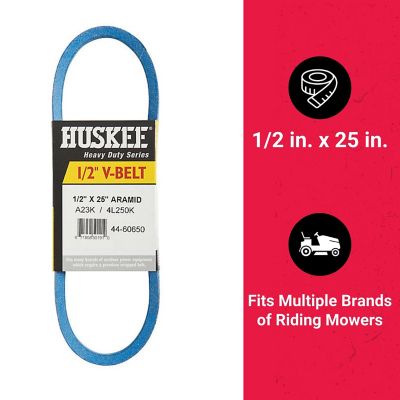 Image showing  0.5 in. x 25 in. Blue Aramid V-Belt