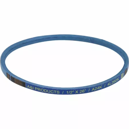 Huskee 0.5 in x 26 in Blue Aramid V-Belt Mower Belts