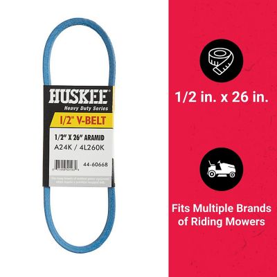 Image showing  0.5 in. x 26 in. Blue Aramid V-Belt