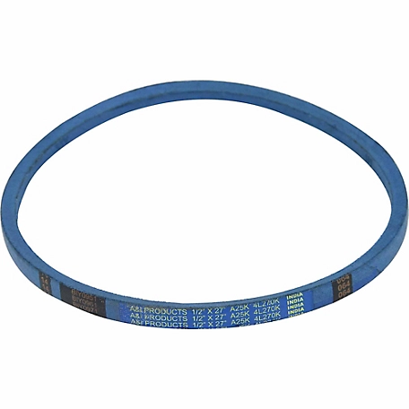 Huskee 0.5 in. x 27 in. Blue Aramid V-Belt