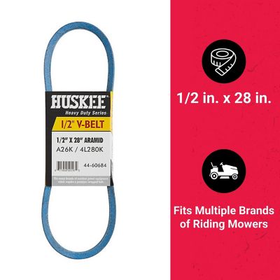 Image showing  0.5 in. x 28 in. Blue Aramid V-Belt