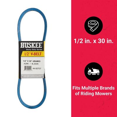 Image showing  0.5 in. x 30 in. Blue Aramid V-Belt