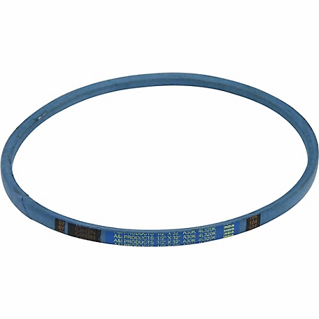 Huskee 0.5 in. x 32 in. Blue Aramid V-Belt