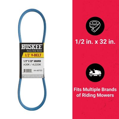 Image showing  0.5 in. x 32 in. Blue Aramid V-Belt