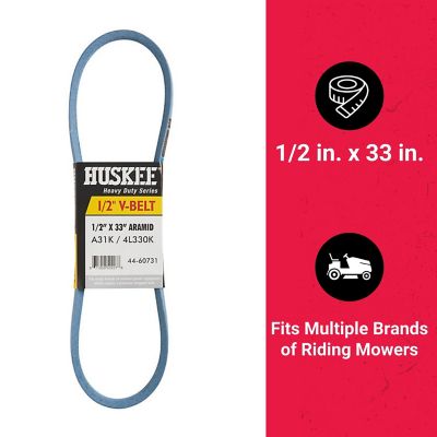 Image showing  0.5 in. x 33 in. Blue Aramid V-Belt