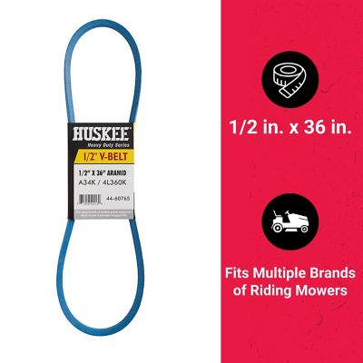 Image showing  0.5 in. x 36 in. Blue Aramid V-Belt