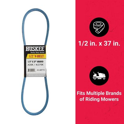 Image showing  0.5 in. x 37 in. Blue Aramid V-Belt