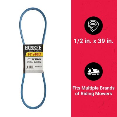 Image showing  0.5 in. x 39 in. Blue Aramid V-Belt