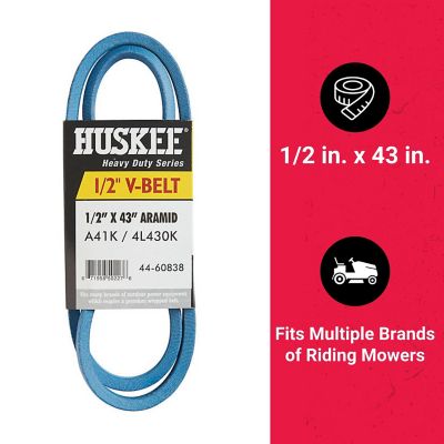 Image showing  0.5 in. x 43 in. Blue Aramid V-Belt