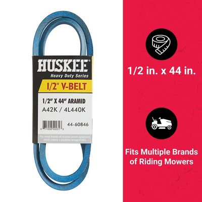 Image showing  0.5 in. x 44 in. Blue Aramid V-Belt