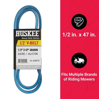 Image showing  0.5 in. x 47 in. Blue Aramid V-Belt