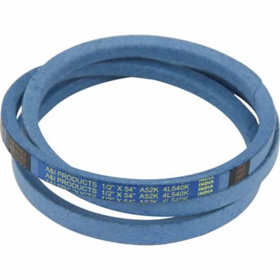 Huskee 0.5 in. x 54 in. Blue Aramid V-Belt