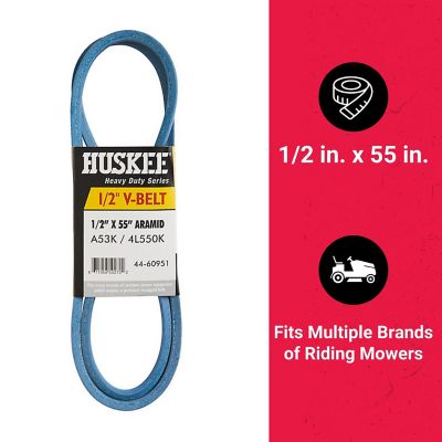 Image showing  0.5 in. x 55 in. Blue Aramid V-Belt