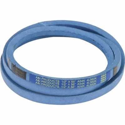 Huskee 0.5 in. x 56 in. Blue Aramid V-Belt
