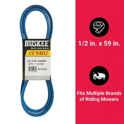 Image showing  0.5 in. x 59 in. Blue Aramid V-Belt