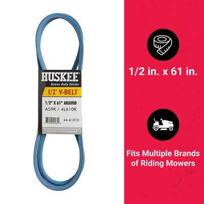 Image showing  0.5 in. x 61 in. Blue Aramid V-Belt