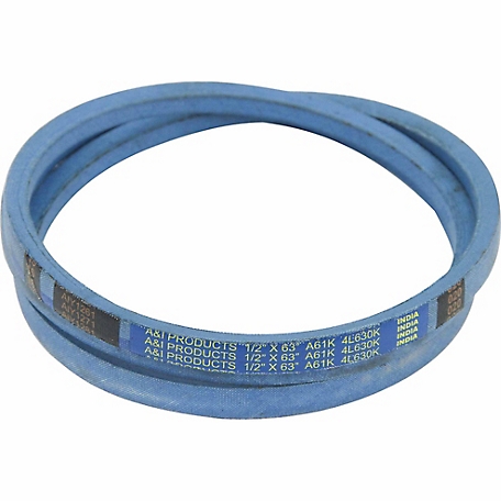 Huskee 0.5 in. x 63 in. Blue Aramid V-Belt