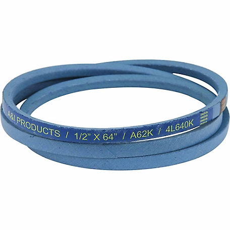 Huskee 0.5 in. x 64 in. Blue Aramid V-Belt