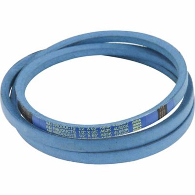 Huskee 0.5 in. x 65 in. Blue Aramid V-Belt