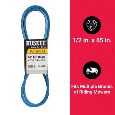 Image showing  0.5 in. x 65 in. Blue Aramid V-Belt