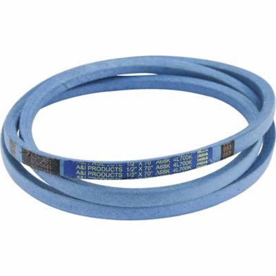 Huskee 0.5 in. x 70 in. Blue Aramid V-Belt