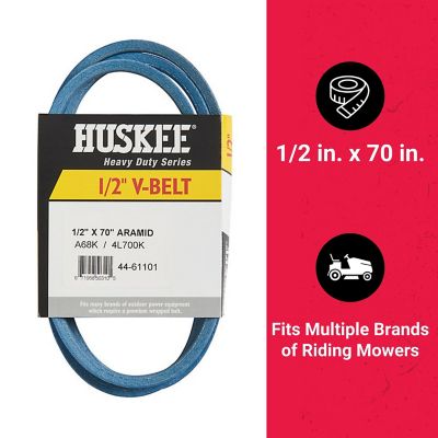 Image showing  0.5 in. x 70 in. Blue Aramid V-Belt