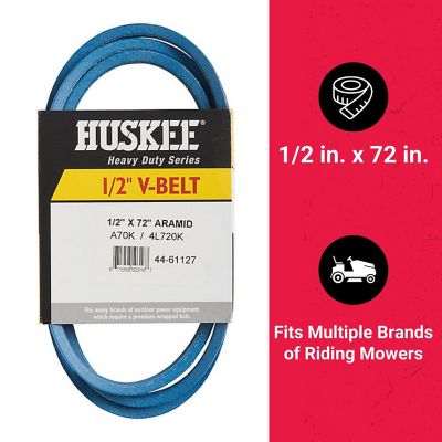 Image showing  0.5 in. x 72 in. Blue Aramid V-Belt