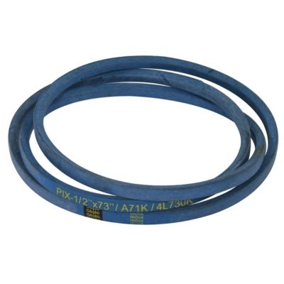Huskee 0.5 in. x 73 in. Blue Aramid V-Belt