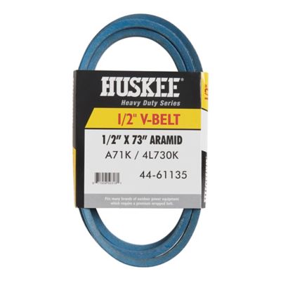 Image showing  0.5 in. x 73 in. Blue Aramid V-Belt